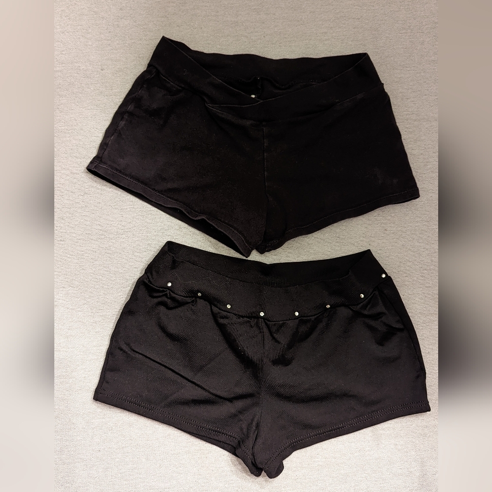 Double pack Black Dance Shorts
